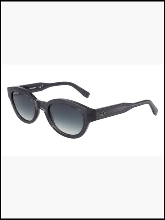 Oval Sunglasses with Piqué Pattern Metal Core Bio-Injected Plastic Frame main image 6